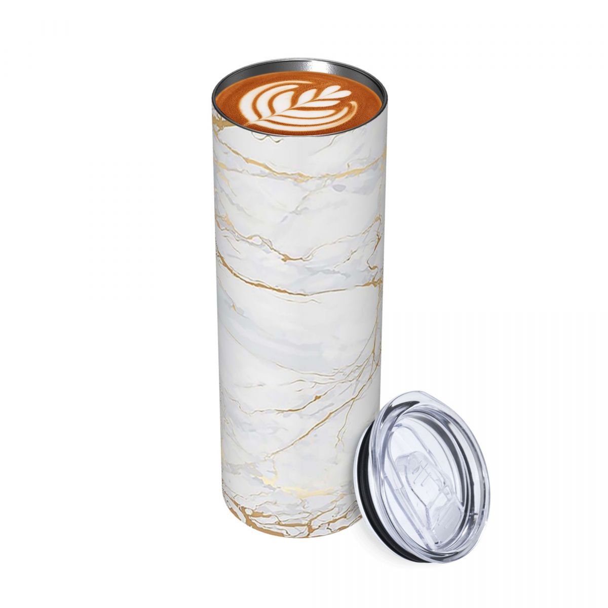 Tumbler 20Oz White - كوب حراري من الفولاذ المقاوم للصدأ