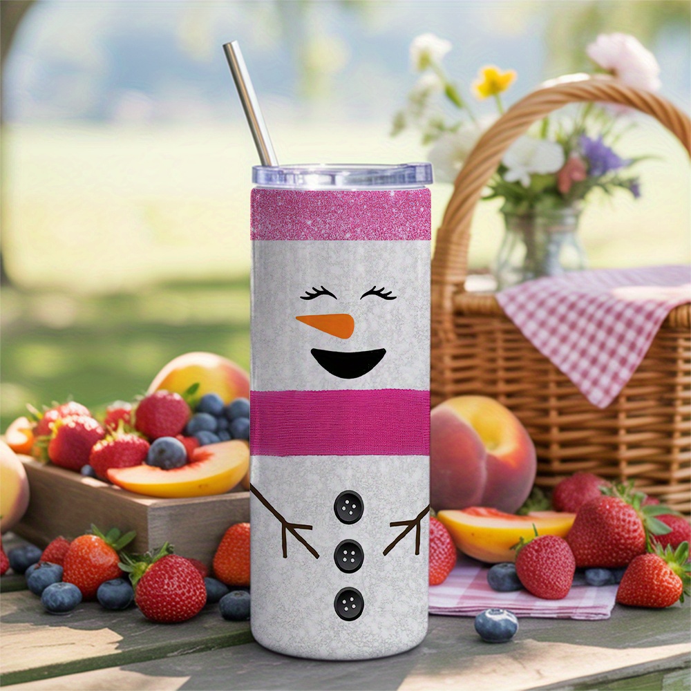 Tumbler 20Oz White - كوب حراري كبير سعة 20 أونصة