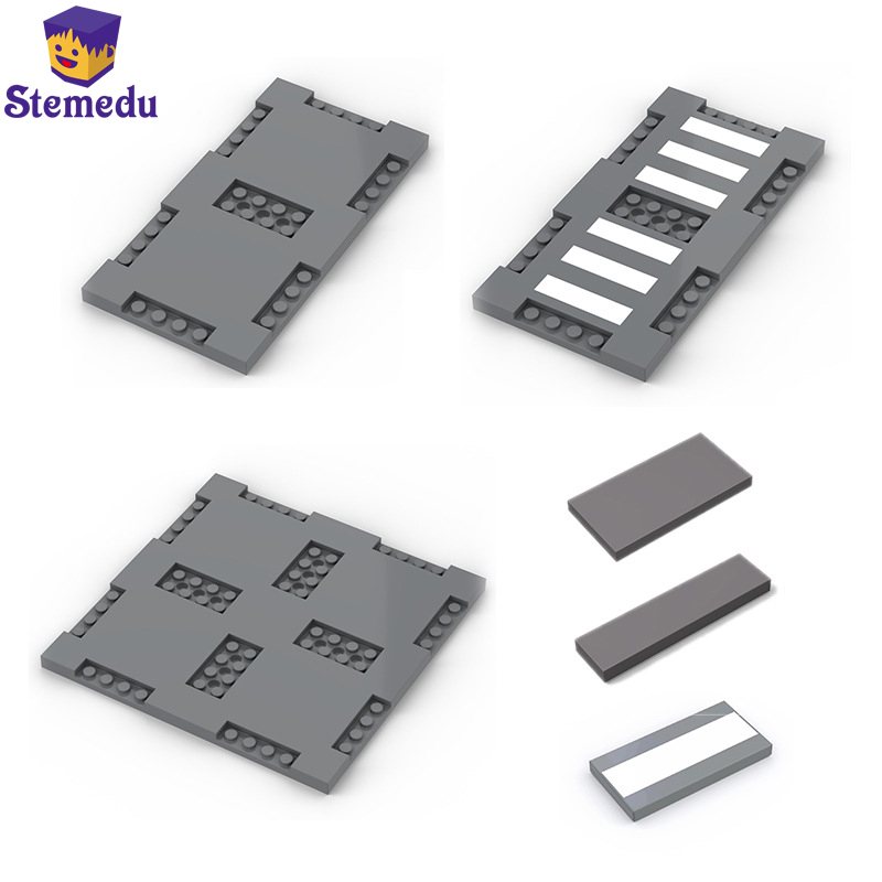 Ceramic Tile Blank - قطع بناء لتشكيل شوارع المدينة مع