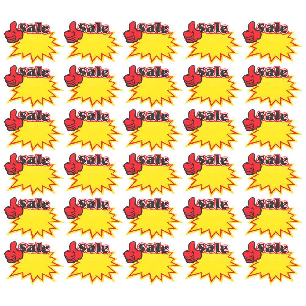 200 قطعة من ملصقات الأسعار بتص - مراجعة Yard Sign Blank وسعره