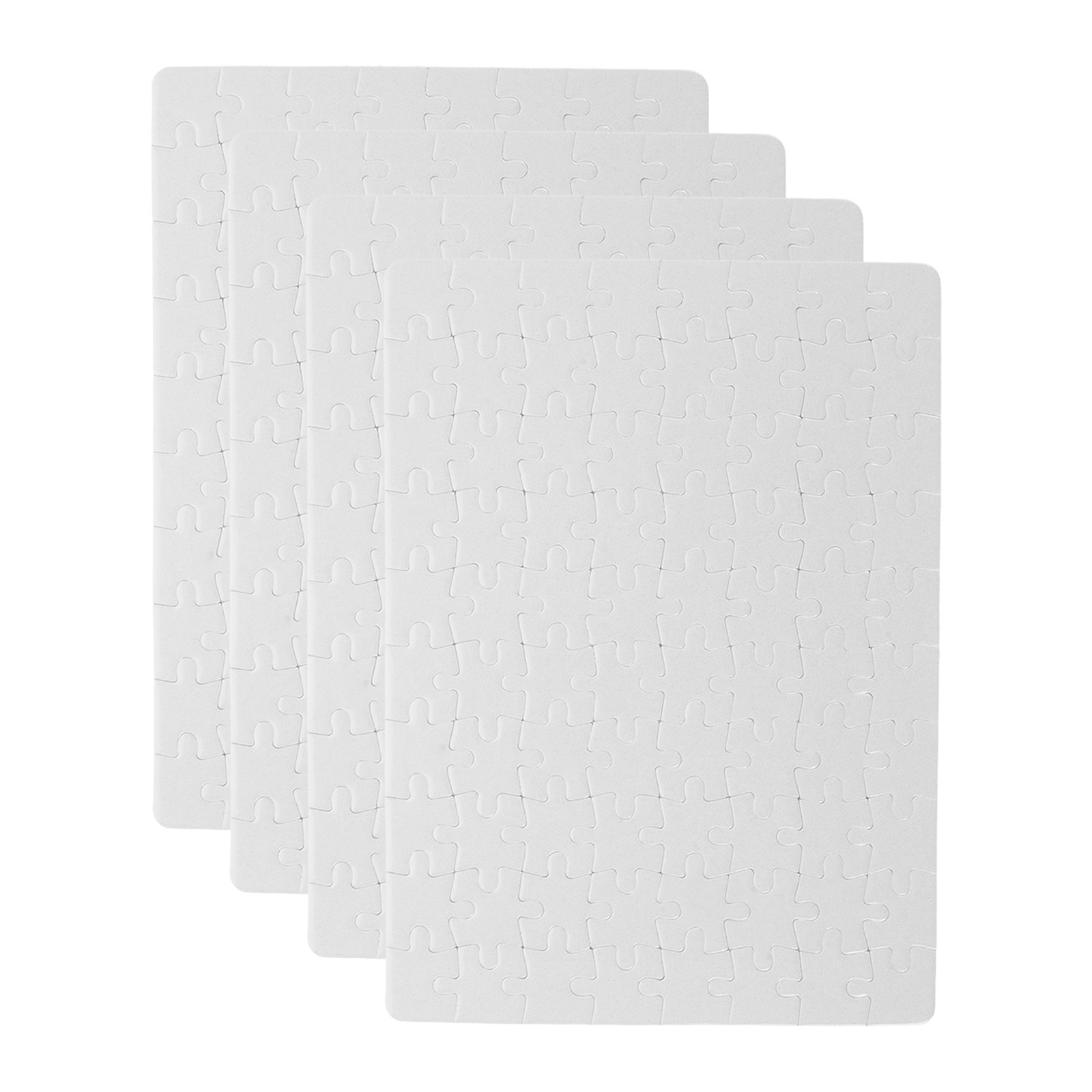 4 أوراق من ألغاز الصور المقطوع - مراجعة Puzzle Blank White وسعره